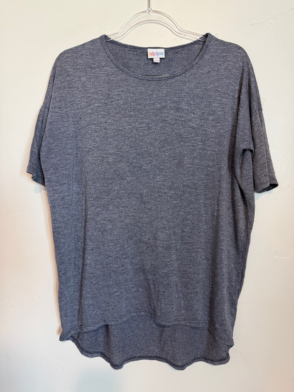 LuLaRoe Heather Gray Classic Tee Top XXS Soft Casual Minimalist